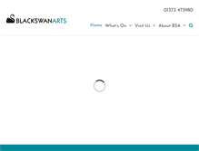 Tablet Screenshot of blackswan.org.uk